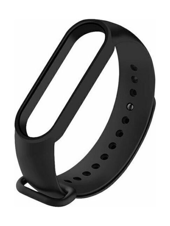 Xiaomi Strap Silicone with Pin Black (Mi Smart Band 5/Mi Smart Band 6) BHR4594TY