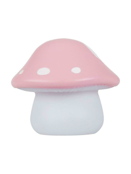 A Little Lovely Company Led Kids Decorative Lamp Mushroom Pink