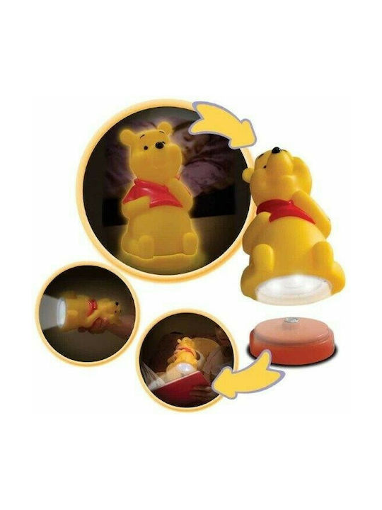 Ango LED Kinder Dekorative Lampe Winnie Pooh Orange 9.5x9x17.5εκ.