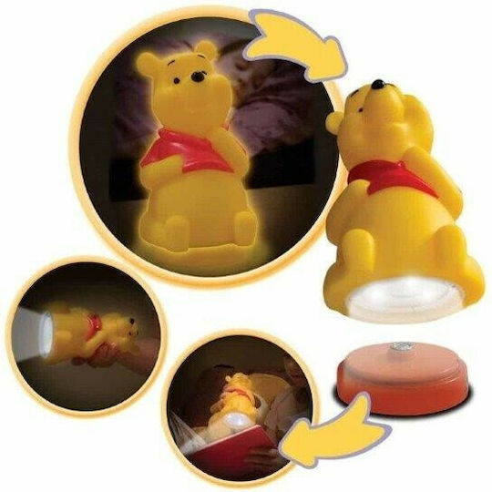 Ango LED Kinder Dekorative Lampe Winnie Pooh Orange 9.5x9x17.5εκ.