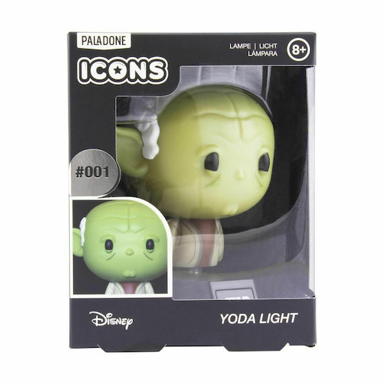 Paladone Kinder Dekorative Lampe Star Wars Yoda Grün 10εκ.