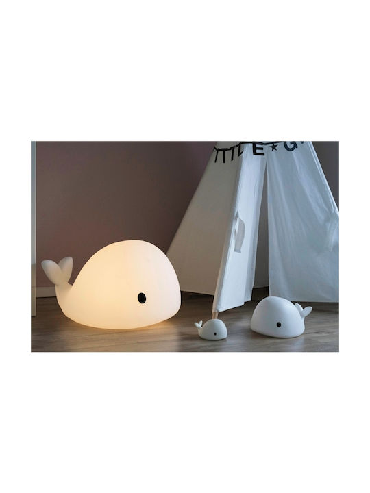 Flow Led Kids Decorative Lamp Touch Moby with Colour Changing Function White 30x22x18cm