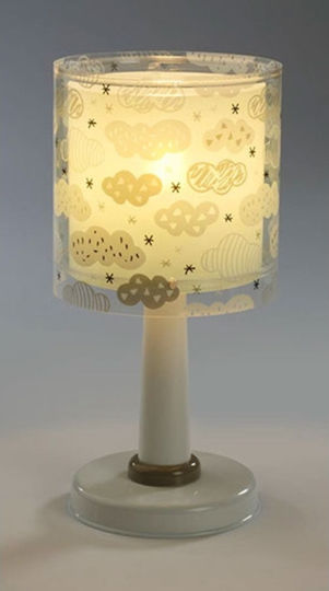 Ango Led Kids Portable Lamp Clouds Green 15x15x30εκ.