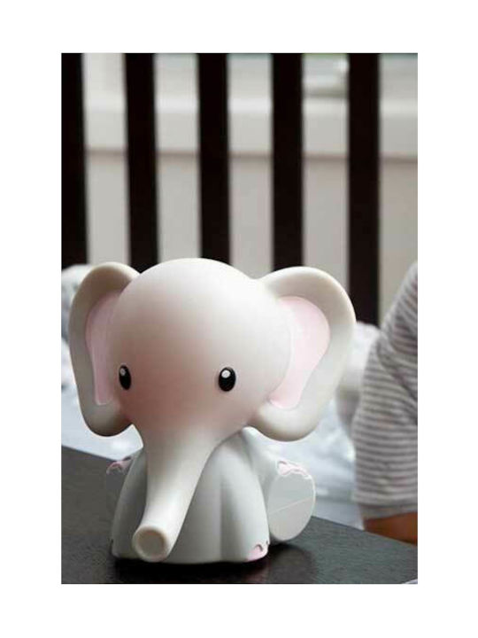 Homedics LED Kinder Dekorative Lampe Elephant Gray