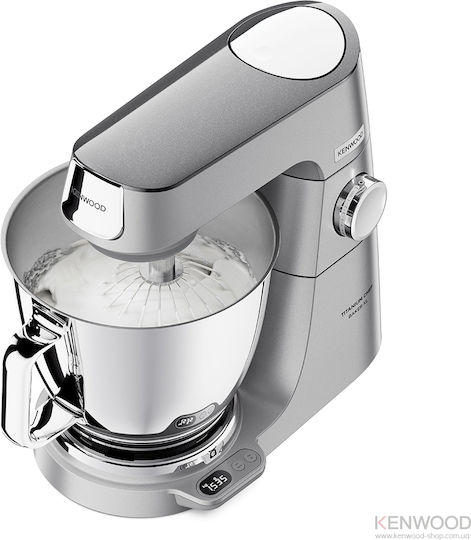 Kenwood Titanium Chef Baker XL Κουζινομηχανή 1200W με Ανοξείδωτο Κάδο 7lt