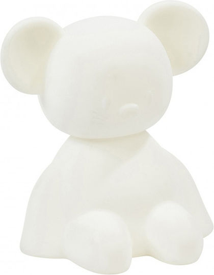 Nattou Kids Decorative Lamp Mouse with Color Changes White 13.5x10.5x14εκ.