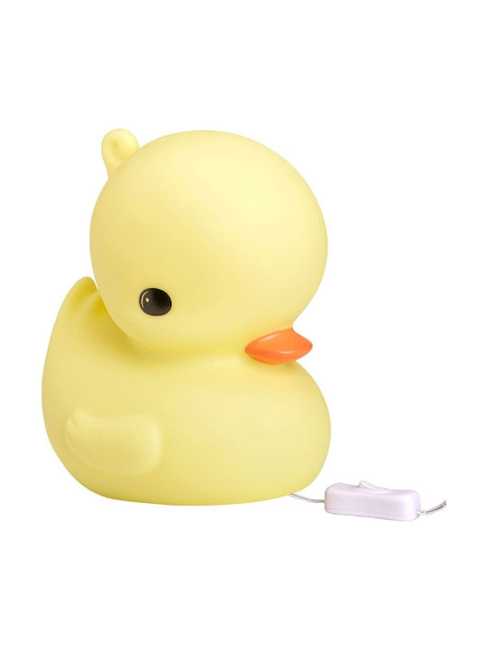 A Little Lovely Company Led Kids Decorative Lamp Duck Yellow 10.2x11.8x8.5εκ.