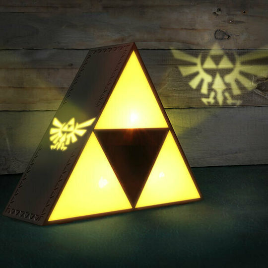 Paladone Kinder Dekorative Lampe The Legend of Zelda Triforce Gelb