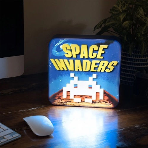Numskull Παιδικό Διακοσμητικό Φωτιστικό Space Invaders 3D Πολύχρωμο 20x20cm