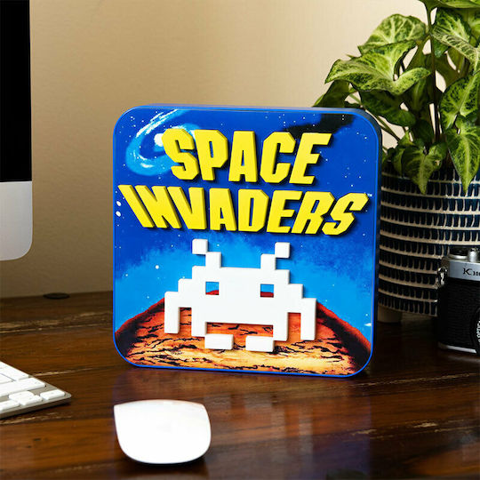 Numskull Kids Decorative Lamp Space Invaders 3D Multicolour 20x20cm