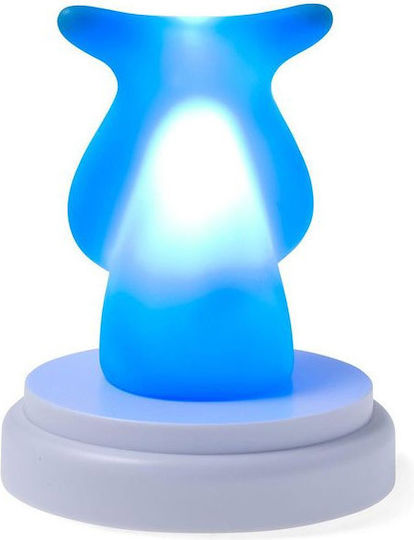 Alecto Baby LED Kinder Dekorative Lampe Naughty Cow Blau 12x12x15εκ.
