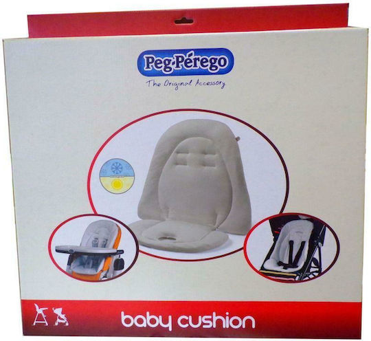 Peg Perego Στρώμα Καροτσιού Διπλής Όψης White