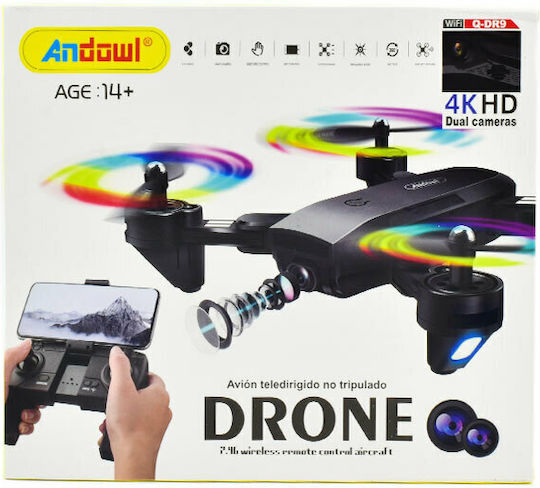 Andowl Drohne 2.4 GHz mit 4K Kamera und Steuerung