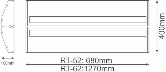 Olympia Electronics RT-52/HACCP Ηλεκτρική Εντομοπαγίδα με Κολλητική Επιφάνεια 40W 160m² 925052000