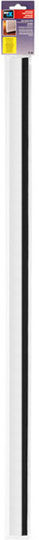 Inofix Rod Draft Stopper Door with Brush in White Color 1m