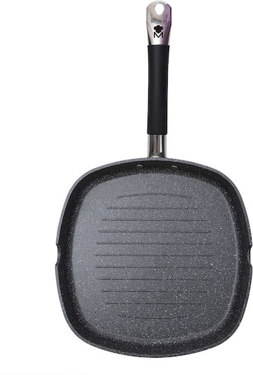 MasterPro Home Grill Pan aus Aluminium mit Steinbeschichtung 28cm