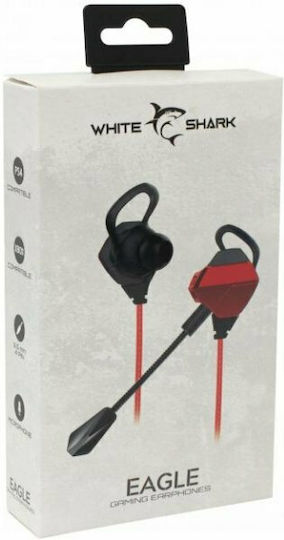White Shark Eagle Căști Gaming In Ear Cu Conectivitate 3,5 Mm Roșii