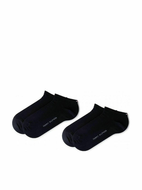 Tommy Hilfiger Γυναικείες Μονόχρωμες Κάλτσες Midnight 2Pack