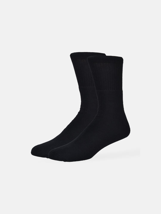 Douros Socks Men's Solid Color Socks Black