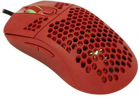 White Shark Galahad RGB Геймърска Мишка 6400 DPI Червен