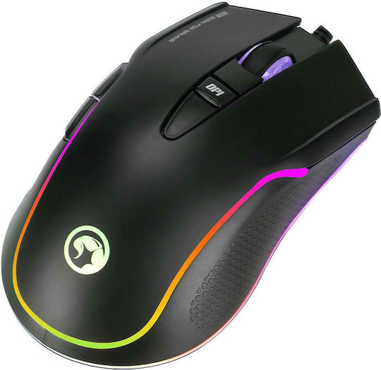 Marvo G943 RGB Gaming Ποντίκι 10000 DPI Μαύρο