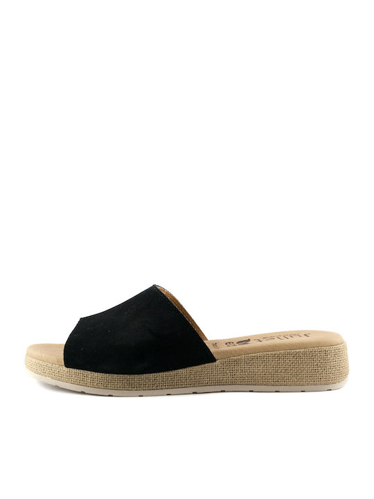 Women's Platform Wedge Sandals Black