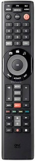 One For All Universal Remote Control Smart 5 for Τηλεοράσεις Box , Τηλεοράσεις and Ψηφιακούς Δέκτες