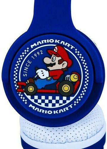 OTL Mario Kart On Ear Multimedia Ακουστικά με μικρόφωνο και σύνδεση 3.5mm Jack σε Μπλε χρώμα