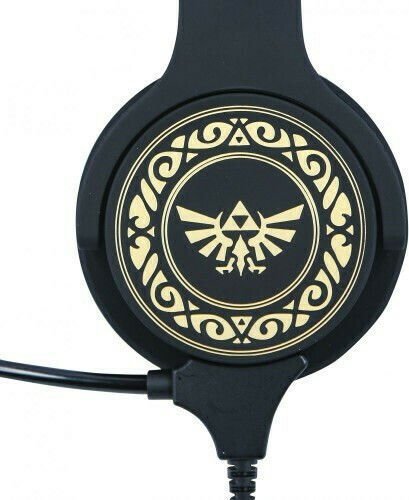 OTL Zelda На ушите Геймърски слушалки с връзка 3,5 мм / USB Черен