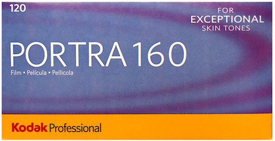 Kodak Color Negative Portra 160 Roll Film 120 (5x16 Exposures)
