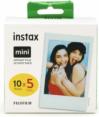 Fujifilm Color Instax Mini Instant Φιλμ (50 Exposures)