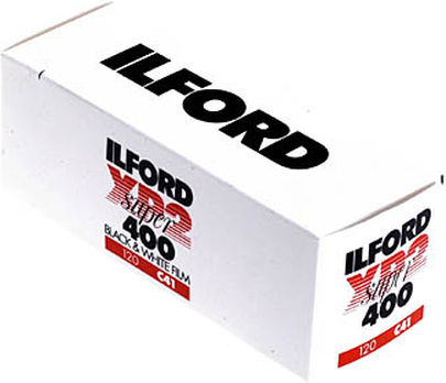 Ilford B&W Negative XP2 Super 400 Roll Film 120 (16 Exposures)