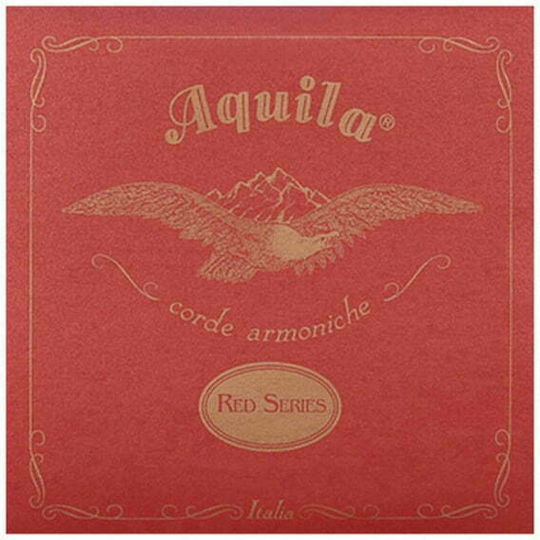 Aquila Set of Nylgut Strings for Ukulele Red Series Concert Ukulele Low G