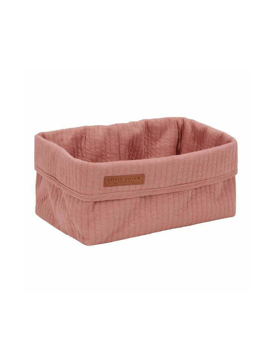 Little Dutch Nursery Storage Basket Pure Pink 1pcs