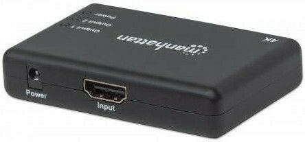 Manhattan 207669 UHD 1 είσοδος/2 έξοδοι HDMI Splitter 207669