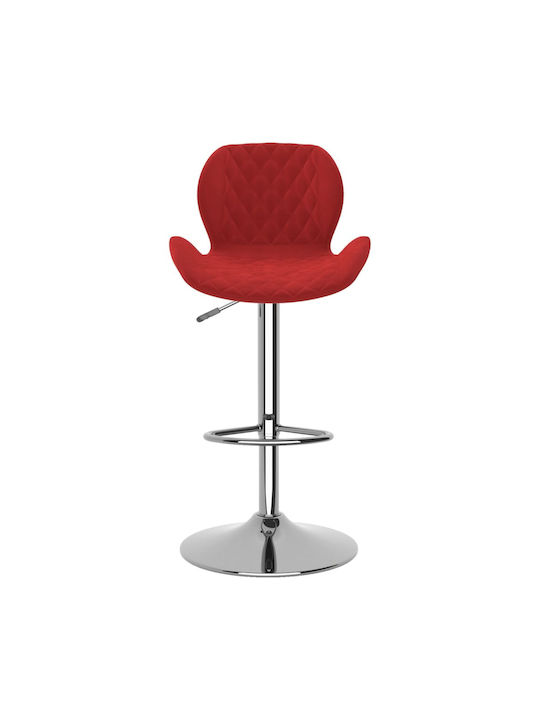Stool Bar with Back & Adjustable Height Bordeaux 2pcs 39x51x89-111cm