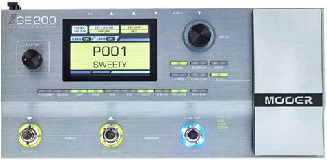 Mooer GE 200 Multi-Effekte Wirkung E-Gitarre