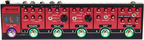 Mooer Red Truck G05MO00075 Multi-efecte Efectul Chitară electrică, Bas electric și Instrumente electroacustice