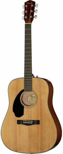 Fender Акустика Китара За левичари Natural