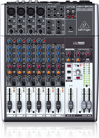 Behringer Xenyx-1204USB Аналогова конзола 12 канала с Фантомно захранване & 4 XLR входове