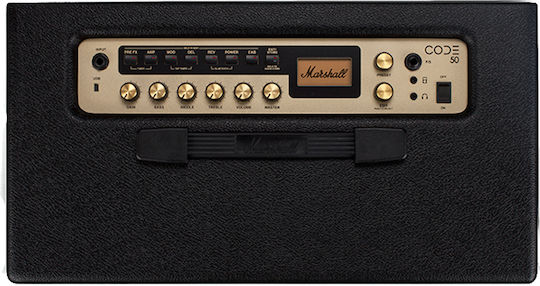 Marshall Code-50 Combo Ενισχυτής Ηλεκτρικής Κιθάρας 1 x 12" 50W Μαύρος