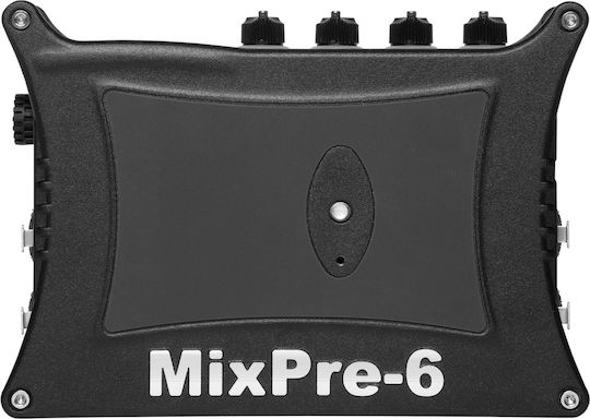Sound Devices MixPre-6 II Polyphonic Digital Portable Recorder Battery/Power for Recording on Memory Card with Phantom Power and USB Power Supply