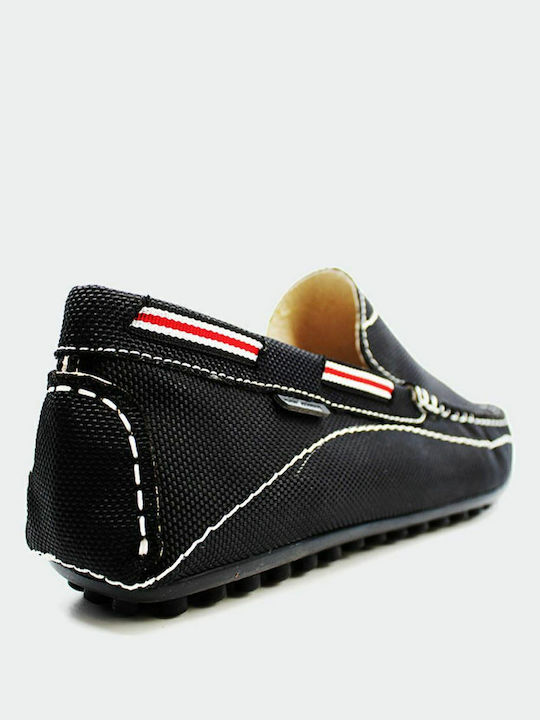 Men's Leather Moccasins Black