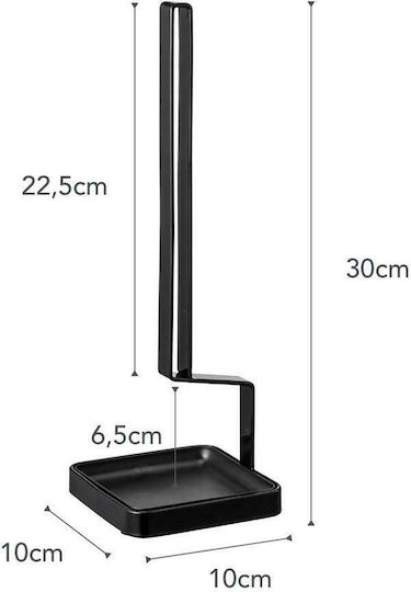 Yamazaki Organizer Für Die Küchenspüle Aus Metallisches Schwarzes 10x10x30cm