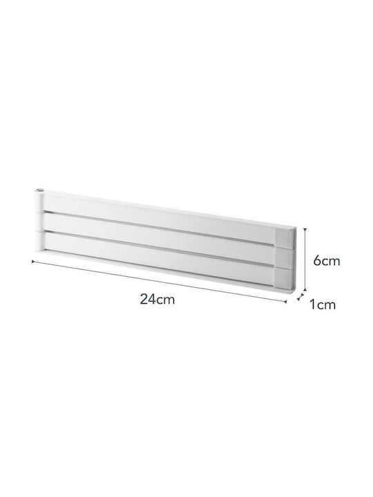 Yamazaki Yamazaki Kitchen Hanger Metallic 24x1x6cm White