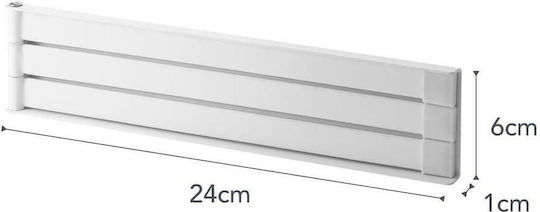 Yamazaki Yamazaki Kitchen Hanger Metallic 24x1x6cm White