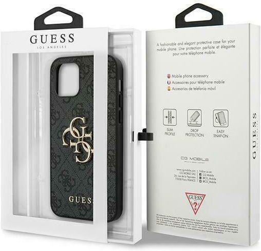 Guess Back Cover Plastic Gray (iPhone 12 Pro Max)