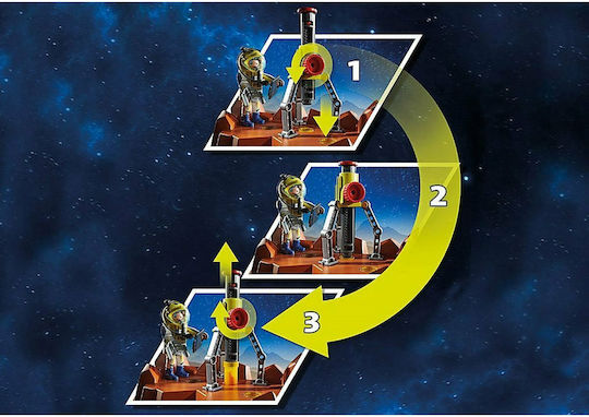 Playmobil Weltraum Mission zum Mars mit Raumfahrzeugen für 6-12 Jahre