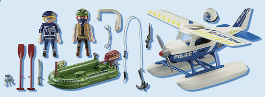 Playmobil Действие на града Police Seaplane за 5-10 години
