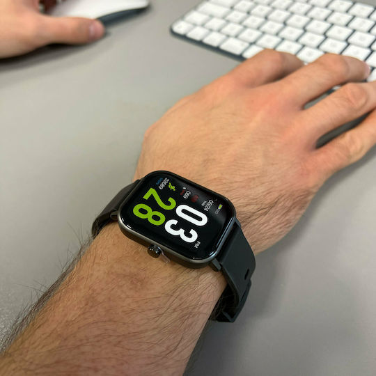 Joyroom JR-FT1 Pro 46mm Smartwatch mit Pulsmesser (Schwarz)